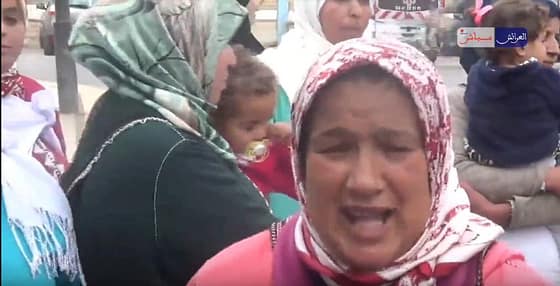 ساكنة دوار الخراشفة بريصانة الشمالية التابعة لاقليم العرائش تنتفض ضد حكرة المخزن + فيديو