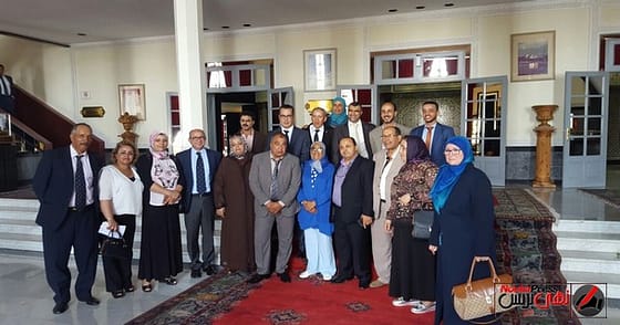 شبكـة مجلـس جمعيــــات الدار البيضــــــاء فـي زيـــارة لقبـة البرلمــــــــــــــــان