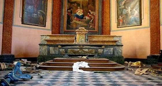 اعتقال مغربي حطم محتويات كنيسة في إيطاليا