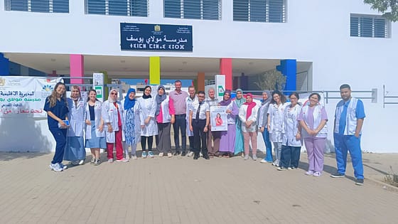 نظمت جمعية شفاء حملة طبية متعددة التخصصات بمناسبة أكتوبر الوردي بتمارة